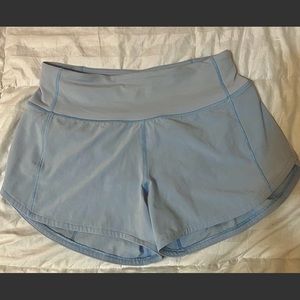 Lululemon speed up high waisted lined 2.5 shorts